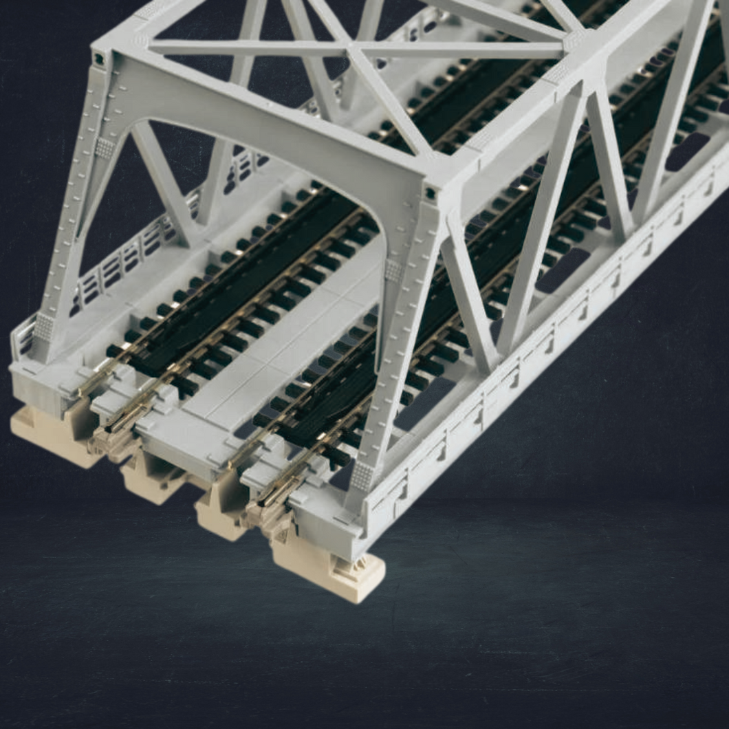 KATO - 20-437 - Double Truss Bridge - Silver - N Gauge