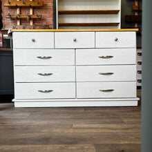 Load image into Gallery viewer, 3 over 6 Chest of Drawers - Frenchic Ivory Tower (2 available)
