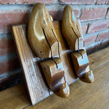 Load image into Gallery viewer, Wooden Vintage Shoe Last/Stretcher Coat Hangers
