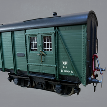 Load image into Gallery viewer, 7C021 - SR/BR 50&#39; Bogie Guards Van (Van B) - 0 Gauge - 7mm Scale - SLATER&#39;S Built Kit
