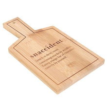 Load image into Gallery viewer, Durable &amp; Eco Friendly Bamboo Serving Board - Meaning Of Snaccident
