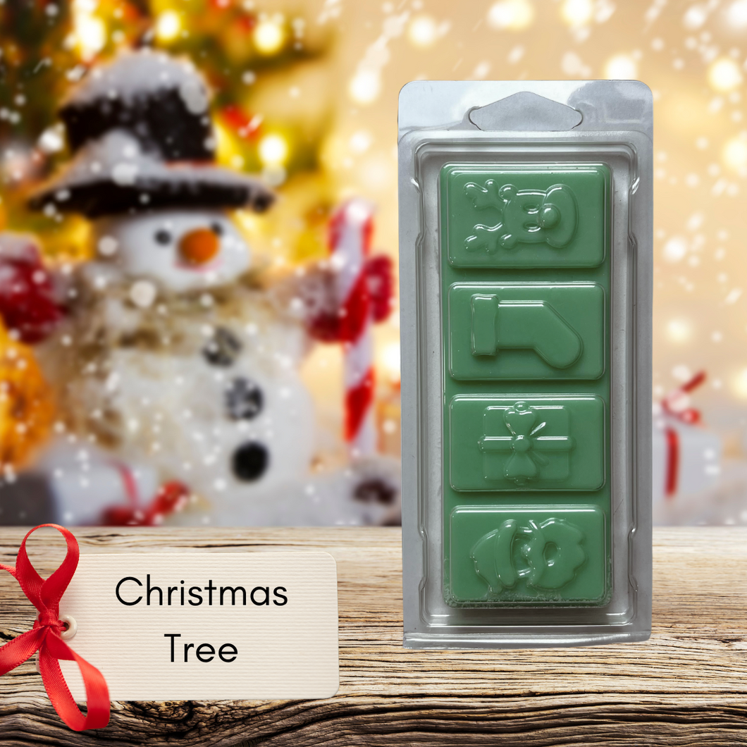 Christmas Tree Wax Melt Snap Bar