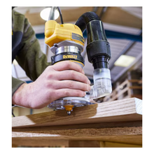 Load image into Gallery viewer, DEWALT - BRAND NEW D26200-GB 8MM (1/4&quot;) FIXED BASE ROUTER WITH EXTRA DEWALT AND BOSCH TOOLS
