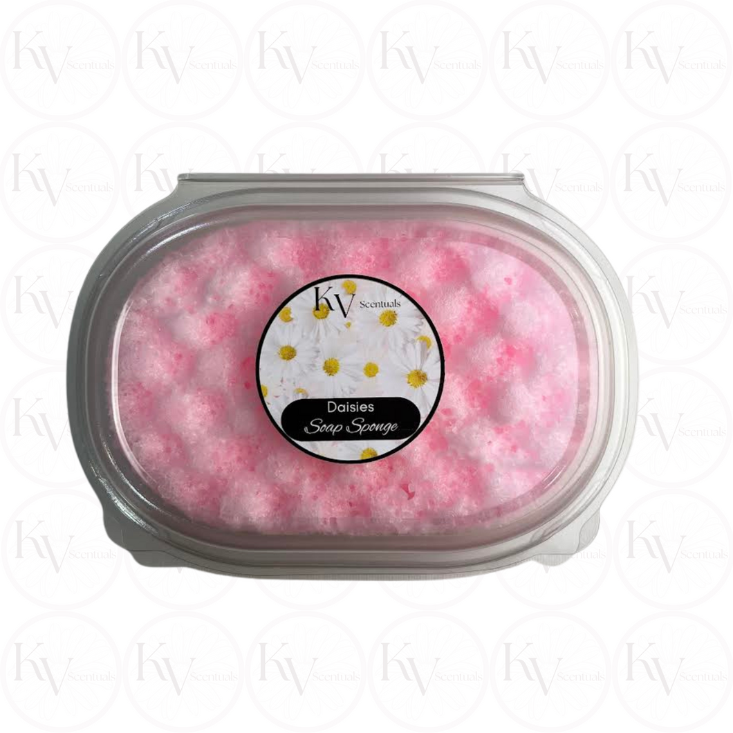 Daisies Exfoliating Soap Sponge