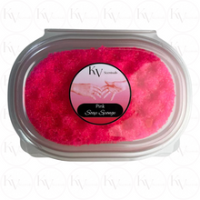 Load image into Gallery viewer, Pink Exfoliating Soap Sponge
