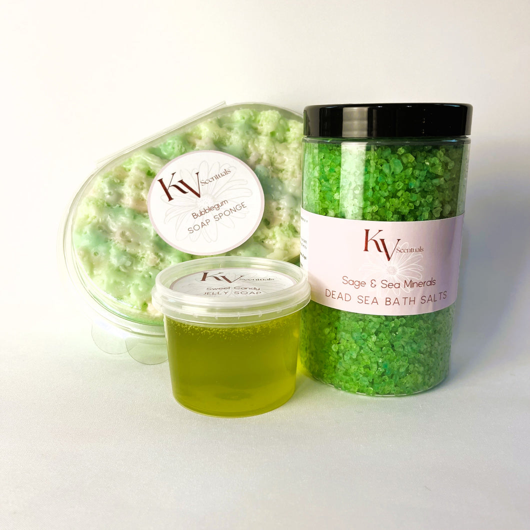 Skin Cleansing and Bath Collection - Green