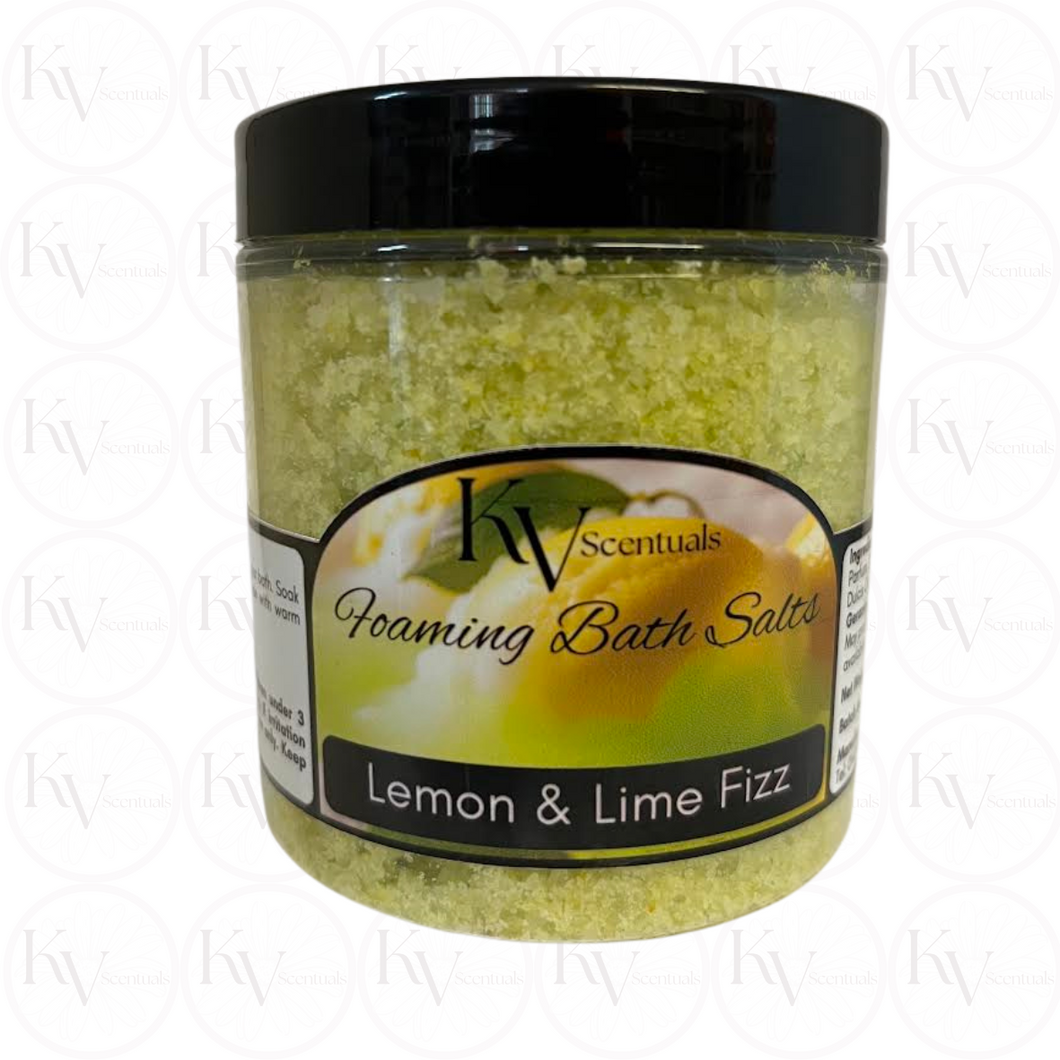 Lemon & Lime Fizz Foaming Bath Salts