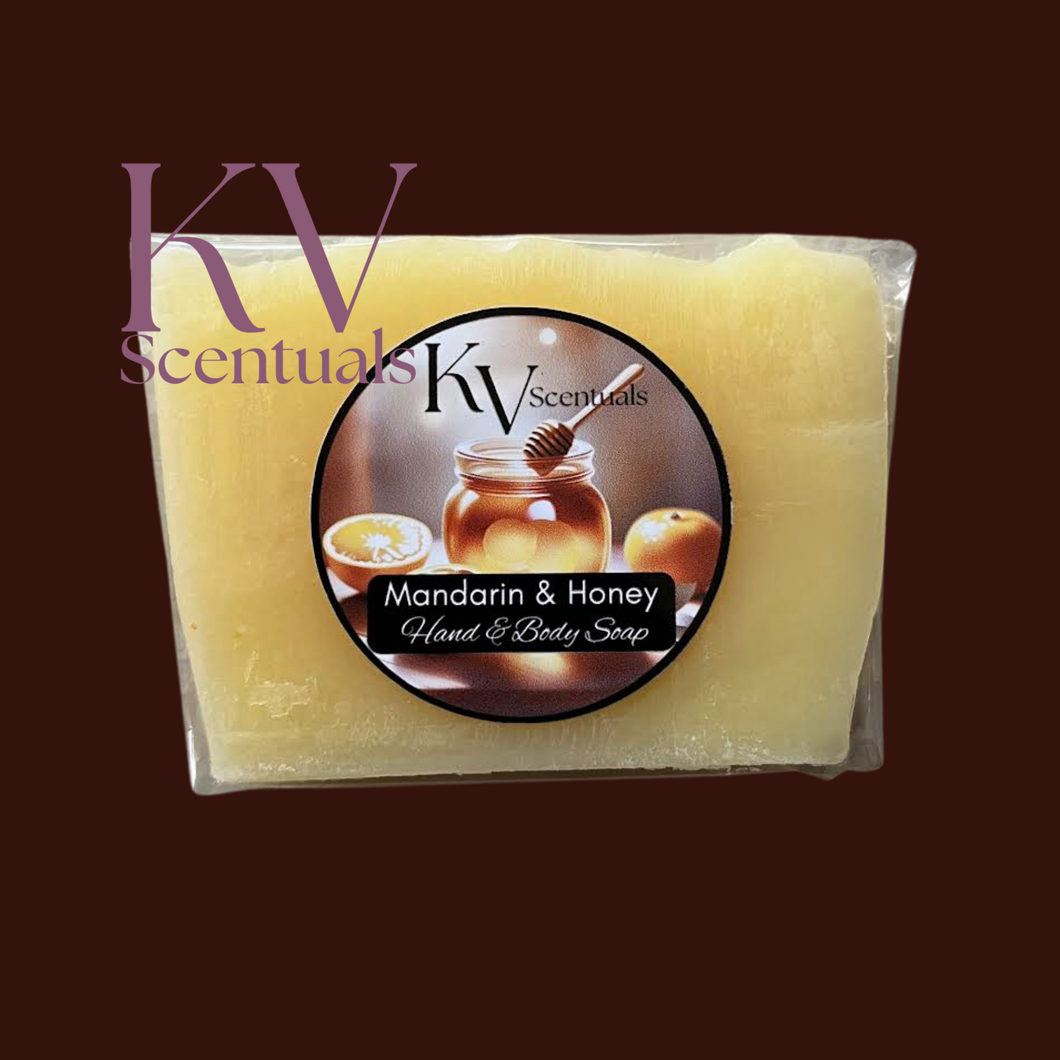 Mandarin & Honey Hand & Body Soap Bar