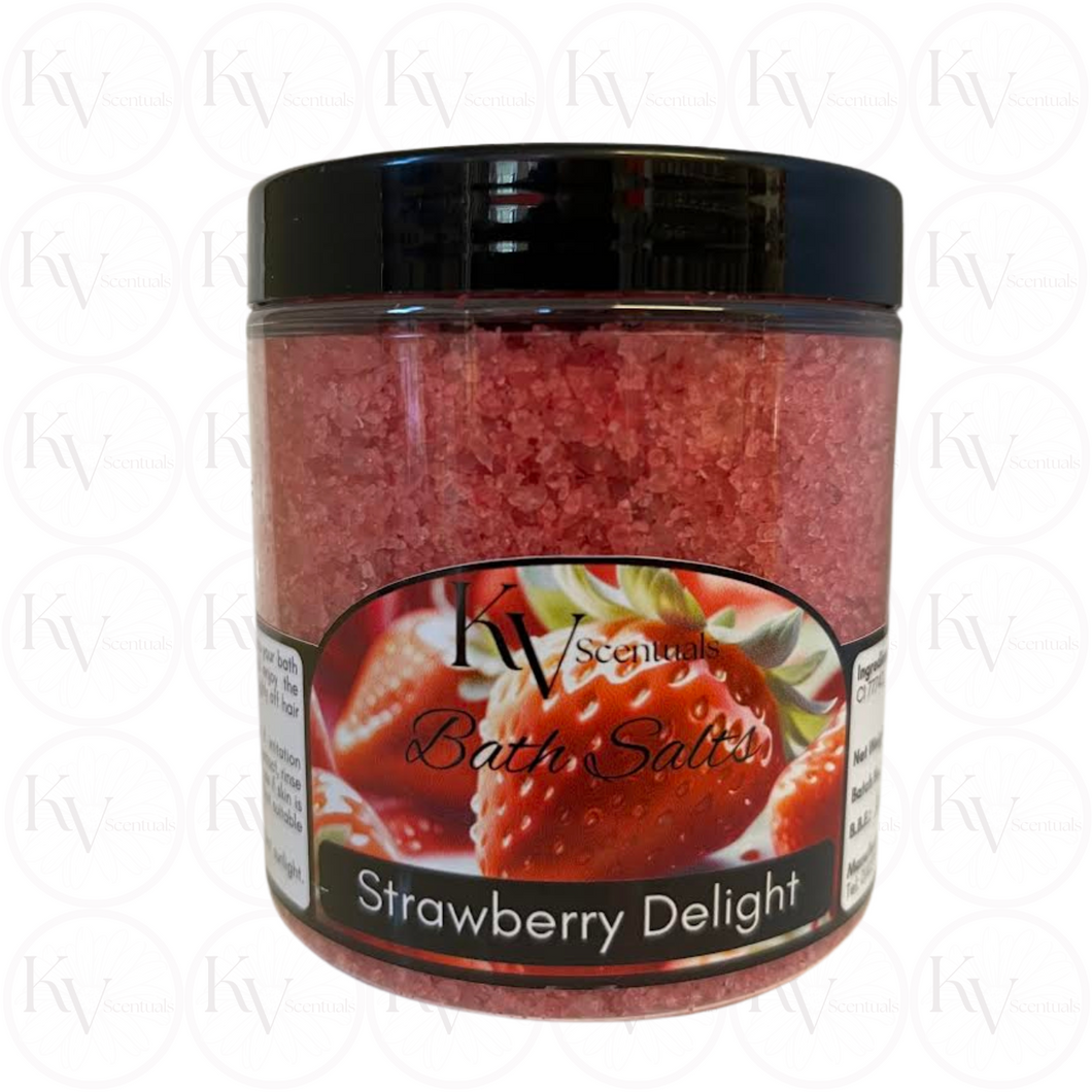 Strawberry Delight Soaking Bath Salts