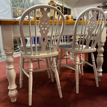 Load image into Gallery viewer, Pine Table and 4 Chairs in lovely soft colour
