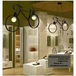 Load image into Gallery viewer, Retro Meta Design Bicycle Ceiling Hanging Pendant Light
