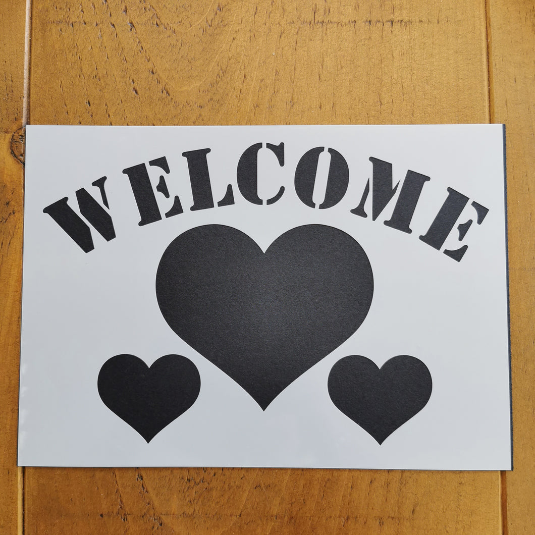 No.127 - A4 - Welcome Hearts