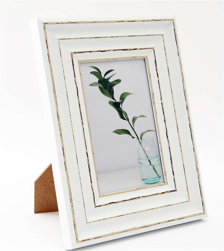 Antique White Photo Frame