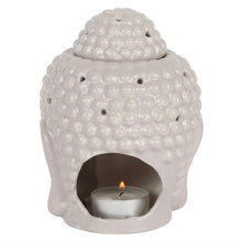 Load image into Gallery viewer, Grey Buddha Head Oil or Wax Burner
