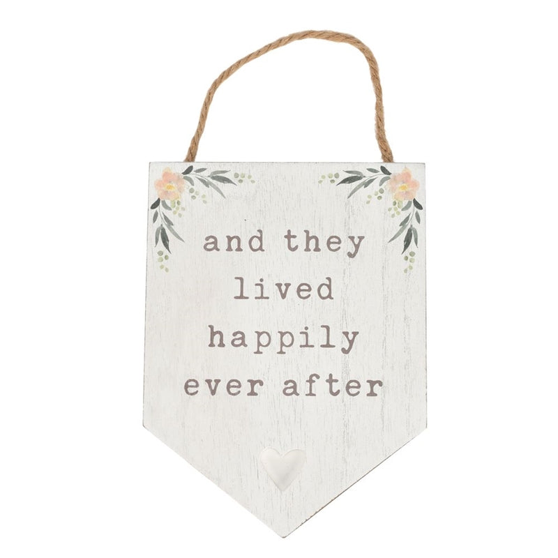 Hanging Happily Ever After Plaque